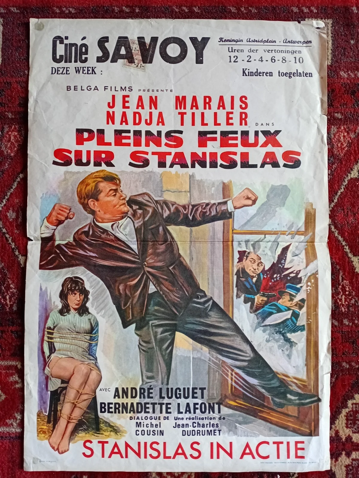 The Reluctant Spy [1963] ORIGINAL Belgian Poster - Jean Marais - MORE IMAGES, изображение 2