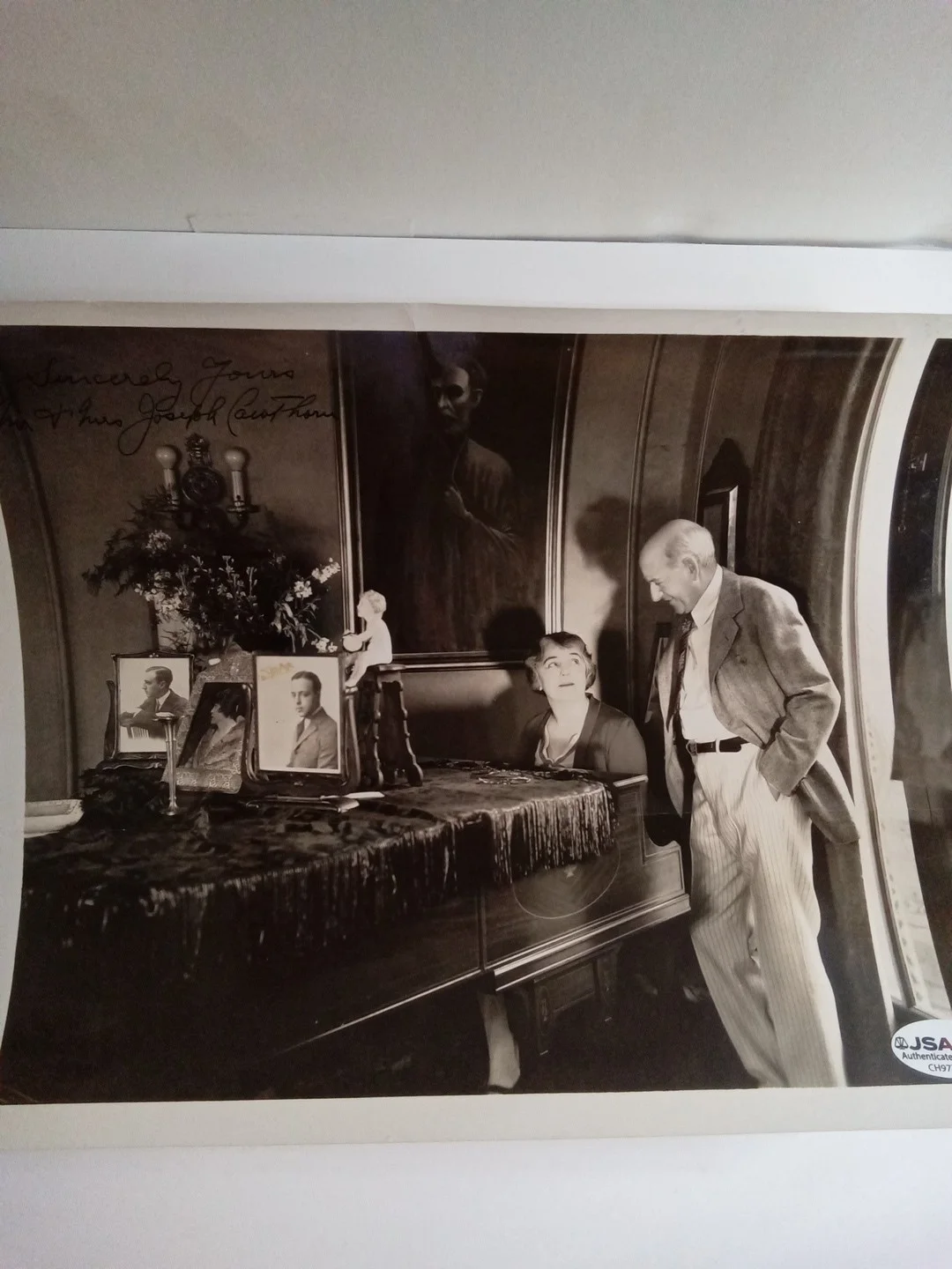 Joseph Cawthorn Signed Photo White Zombie Great Ziegfeld Actor JSA, image 2