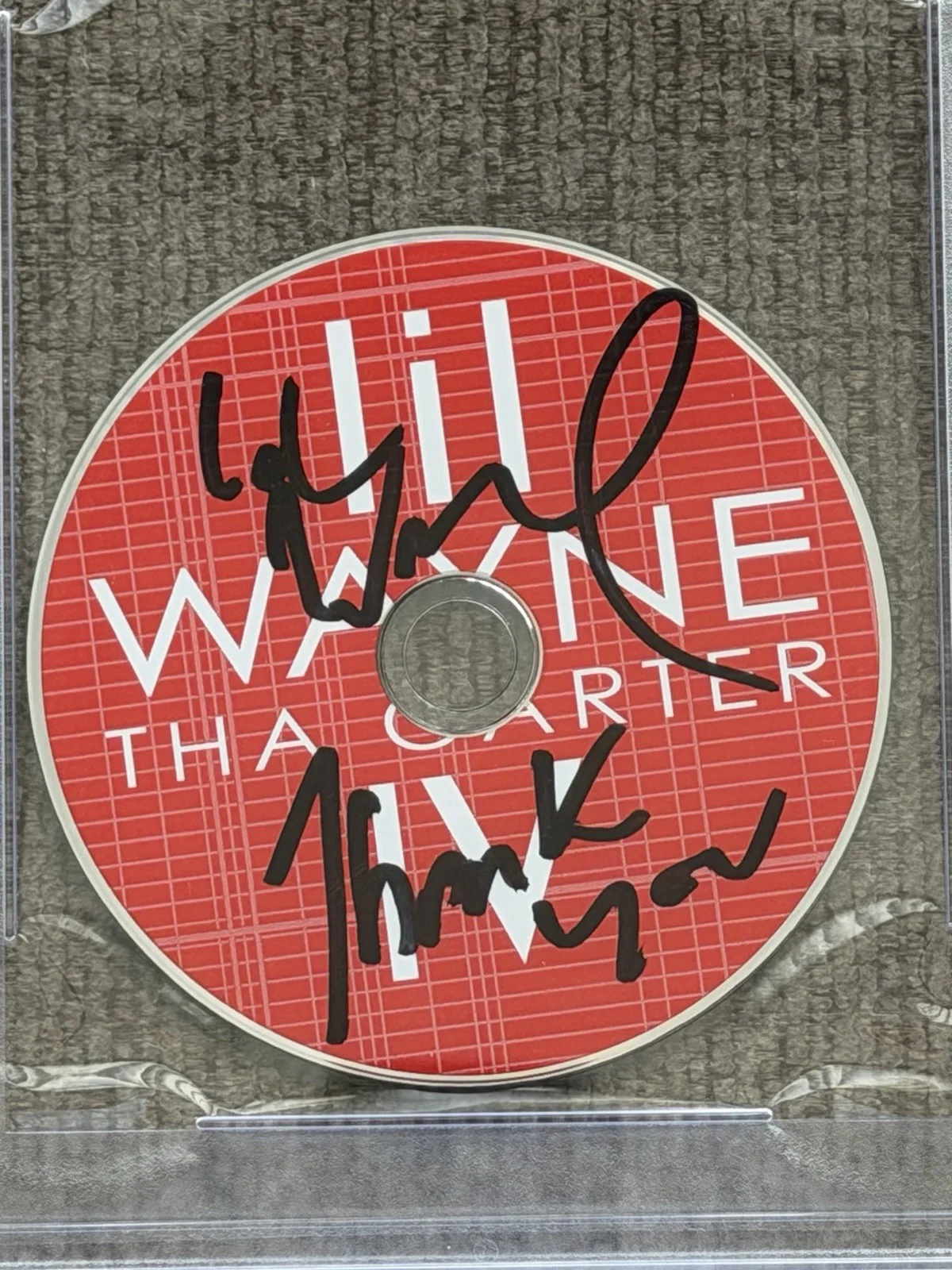 Lil Wayne Carter IV 4 Signed CD Autograph COA Young Money Weezy, image 2