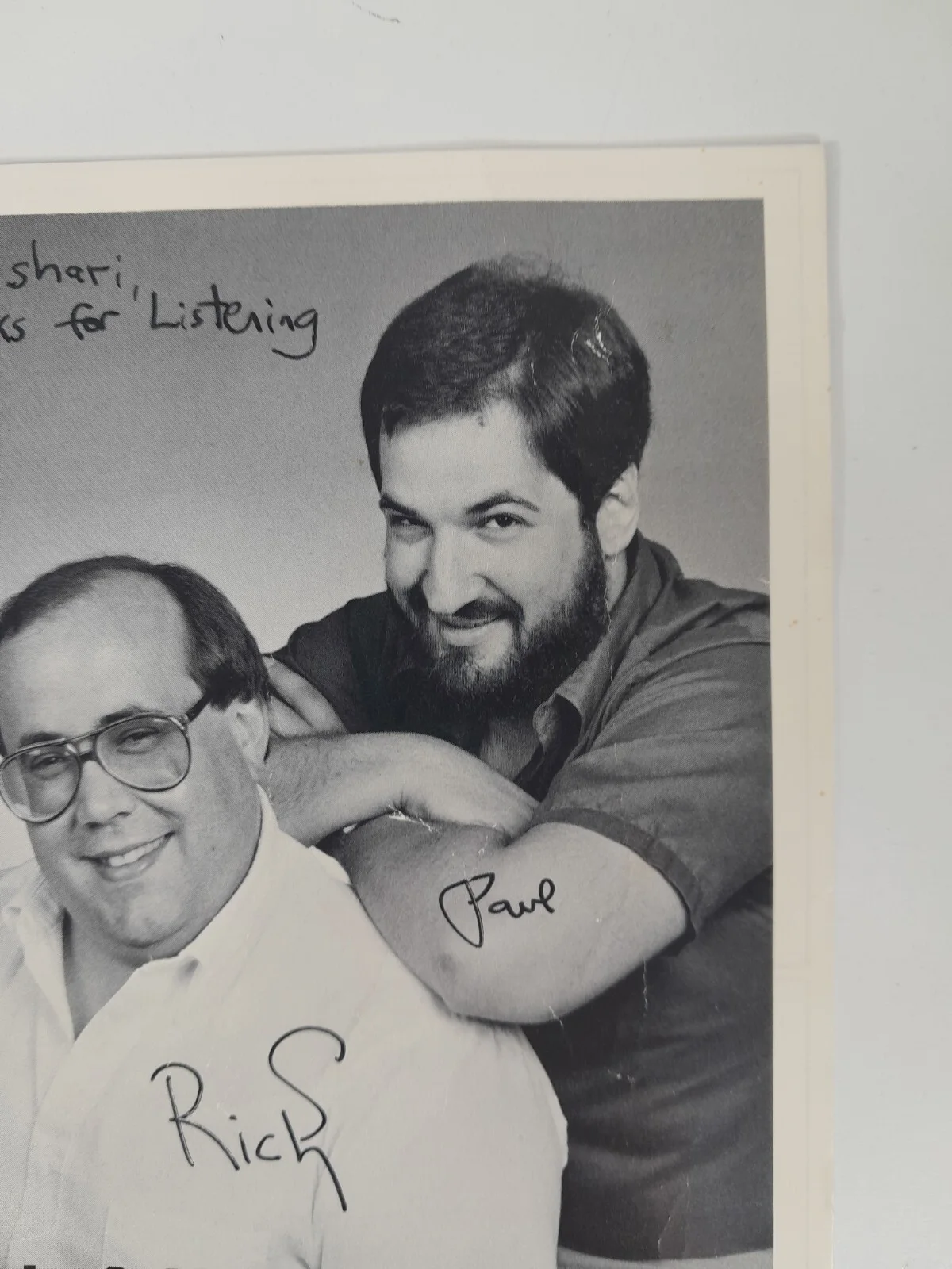 Harris — 97 WYNY FM RADIO Harris & Harris Morning Drive Paul & Rich Signed Promo Photo, изображение 4