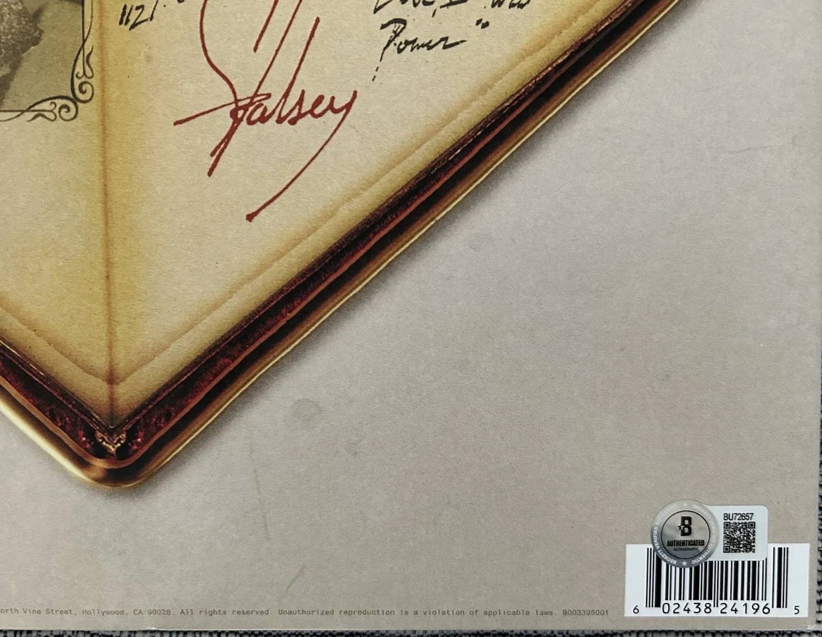 HALSEY SIGNED IF I CANT HAVE LOVE, I WANT POWER VINYL - BECKETT COA, изображение 5