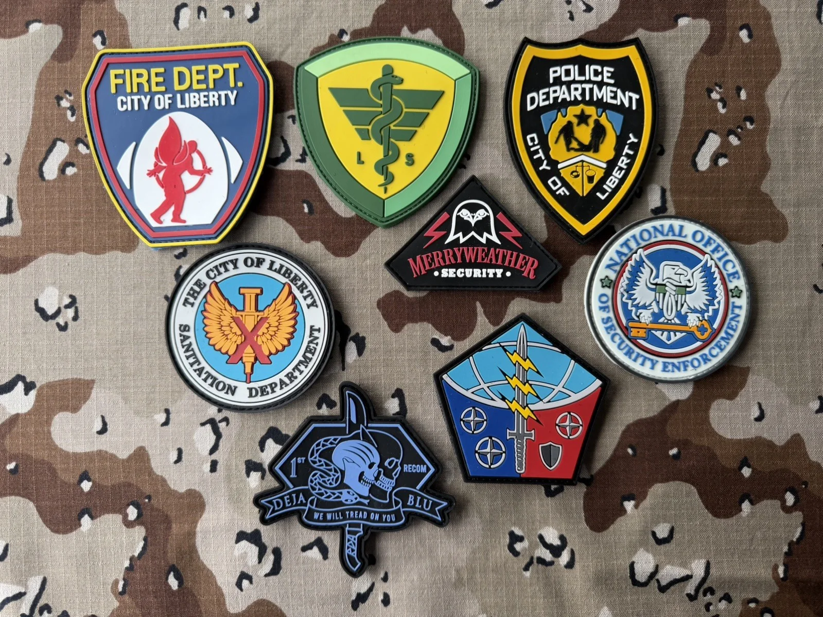 Avatar Movie SecOps Security military PVC Patch RARE!, image 3