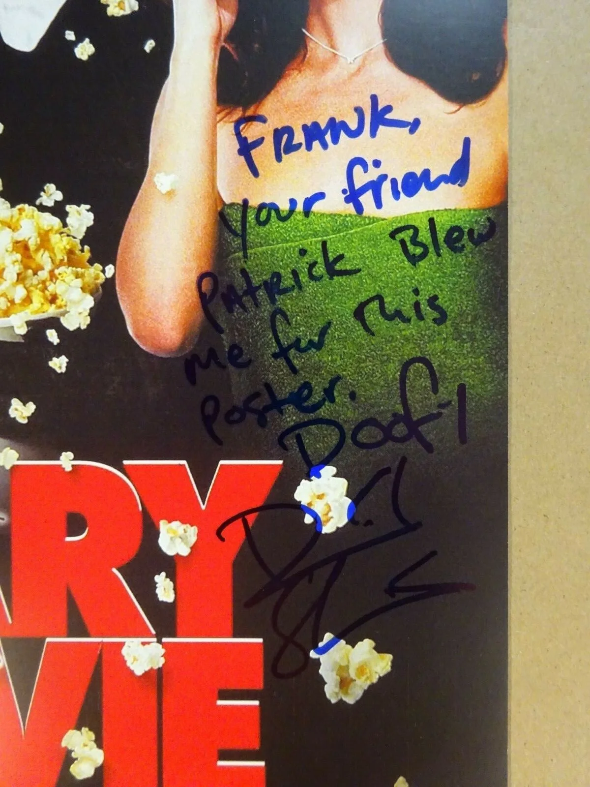 Dave Sheridan — Autographed DAVE SHERIDAN Signed A SCARY MOVIE Poster 11"x17" BECKETT BAS COA, image 4