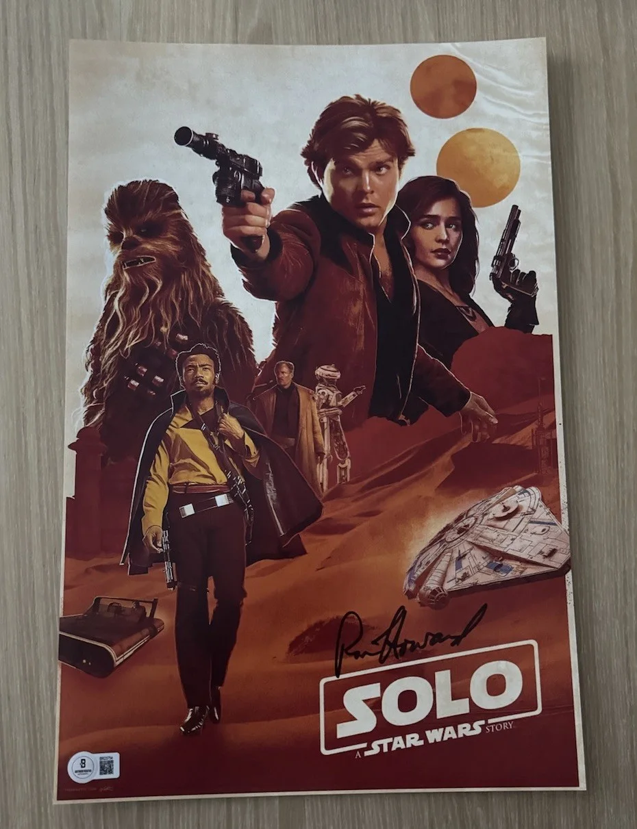 Ron Howard — RON HOWARD SIGNED SOLO A STAR WARS STORY 11X17 PHOTO BECKETT BAS 2