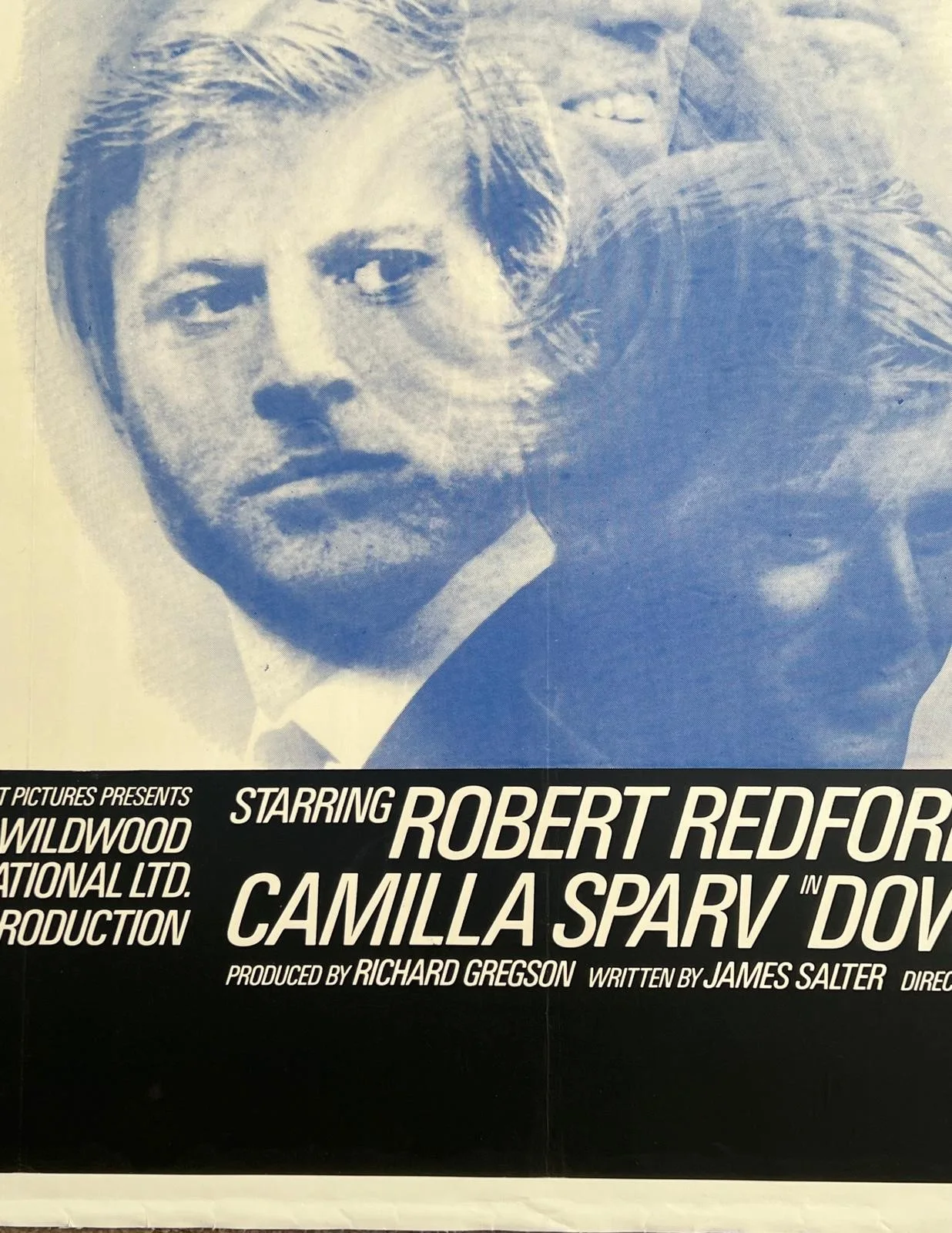 Downhill Racer Original British Quad Film Poster LINEN BACKED 30X40 1969 Redford, изображение 5