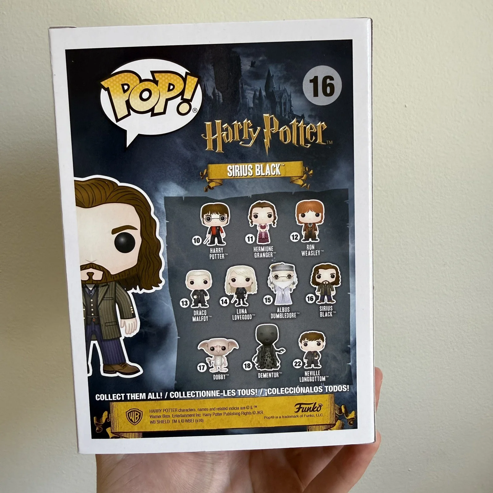 Gary Oldman — Gary Oldman Harry Potter Signed Sirius Black #16 Funko Pop Vinyl Figure BAS, изображение 4
