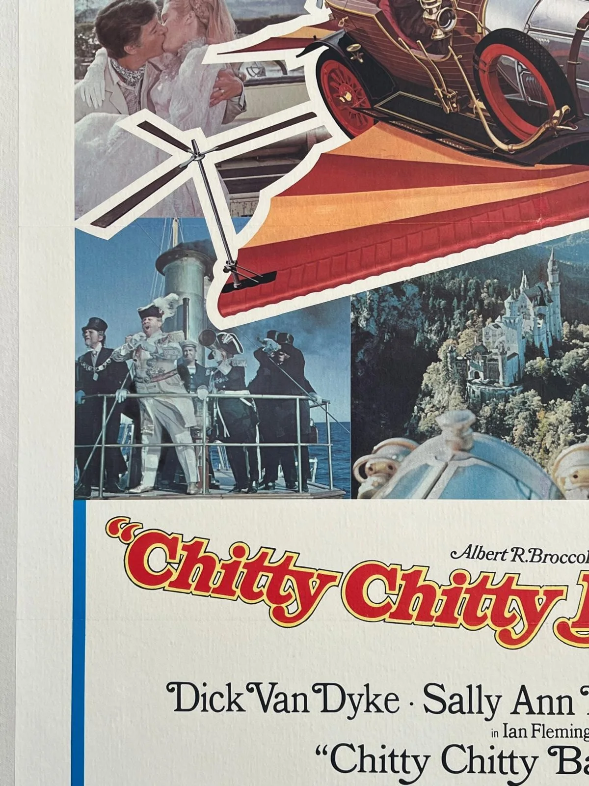 Chitty Chitty Bang Bang Original US 1 Sheet Film Poster LINEN BACKED 1969, image 4
