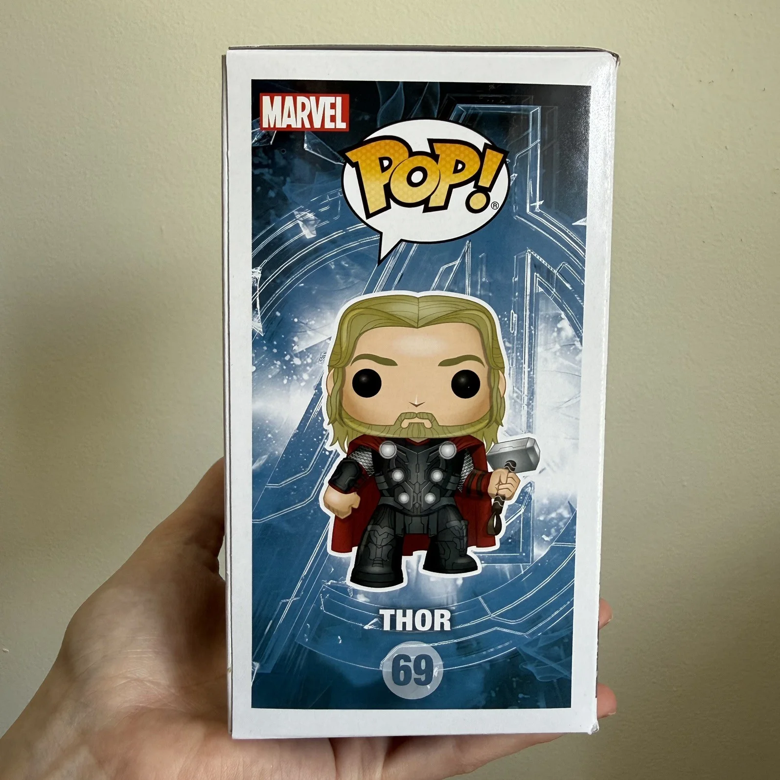 Chris Hemseworth — Signed Funko Pop #69 THOR - Avengers Age OF Ultron - Chris Hemsworth BAS, image 4
