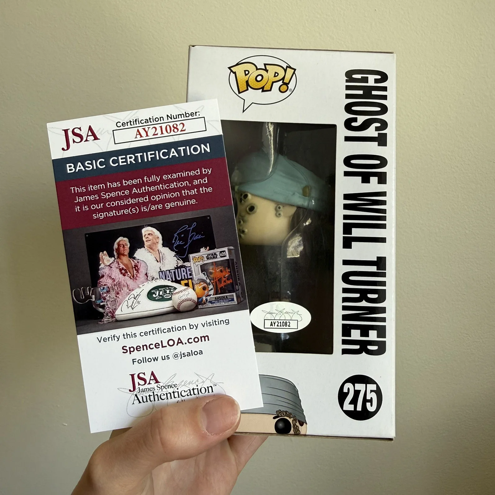ORLANDO BLOOM — Orlando Bloom signed Ghost of Will Turner Funko Pop #275 JSA, изображение 3
