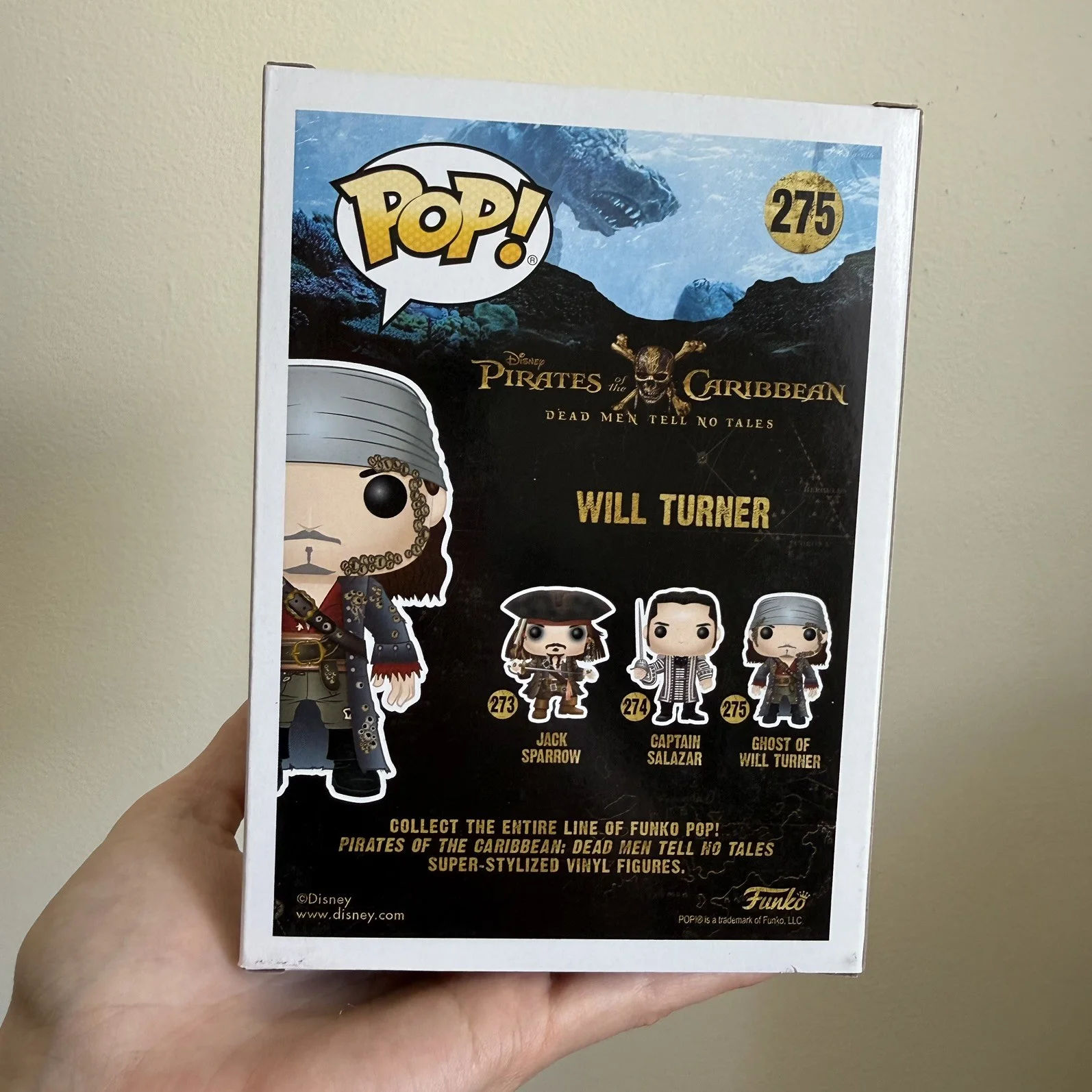 ORLANDO BLOOM — Orlando Bloom signed Ghost of Will Turner Funko Pop #275 JSA, изображение 4