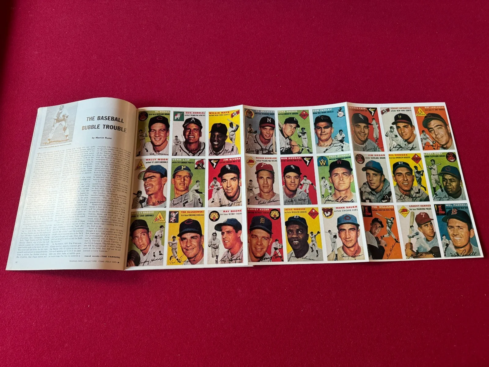 1954, Sports Illustrated, "REPRINT" 1st Issue Magazine w/ Topps Cards (Vintage), изображение 2