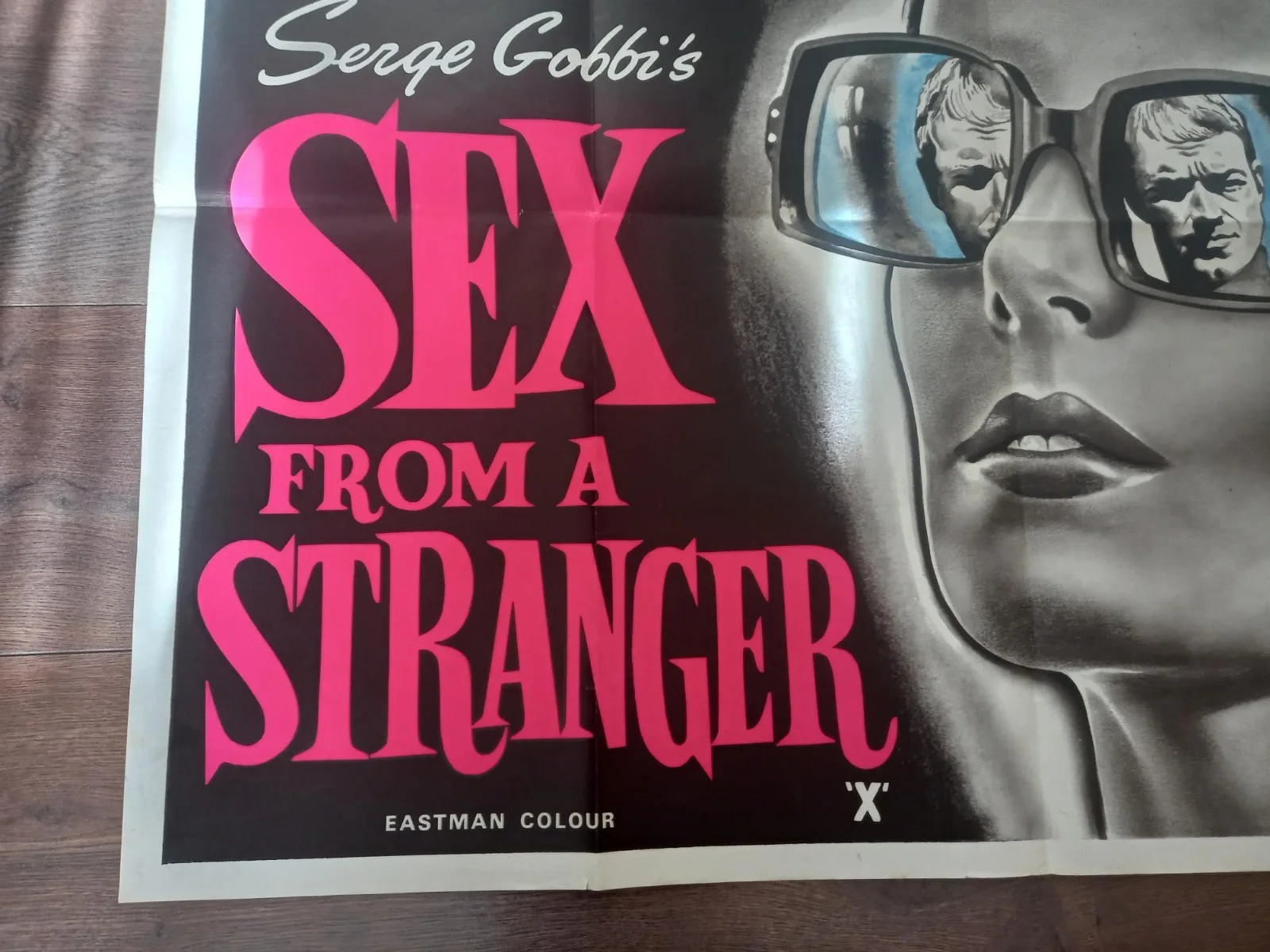 SEX FROM A STRANGER 1968 BRITISH QUAD POSTER MARIE-FRANCE BOYER PIERRE VANECK, изображение 2