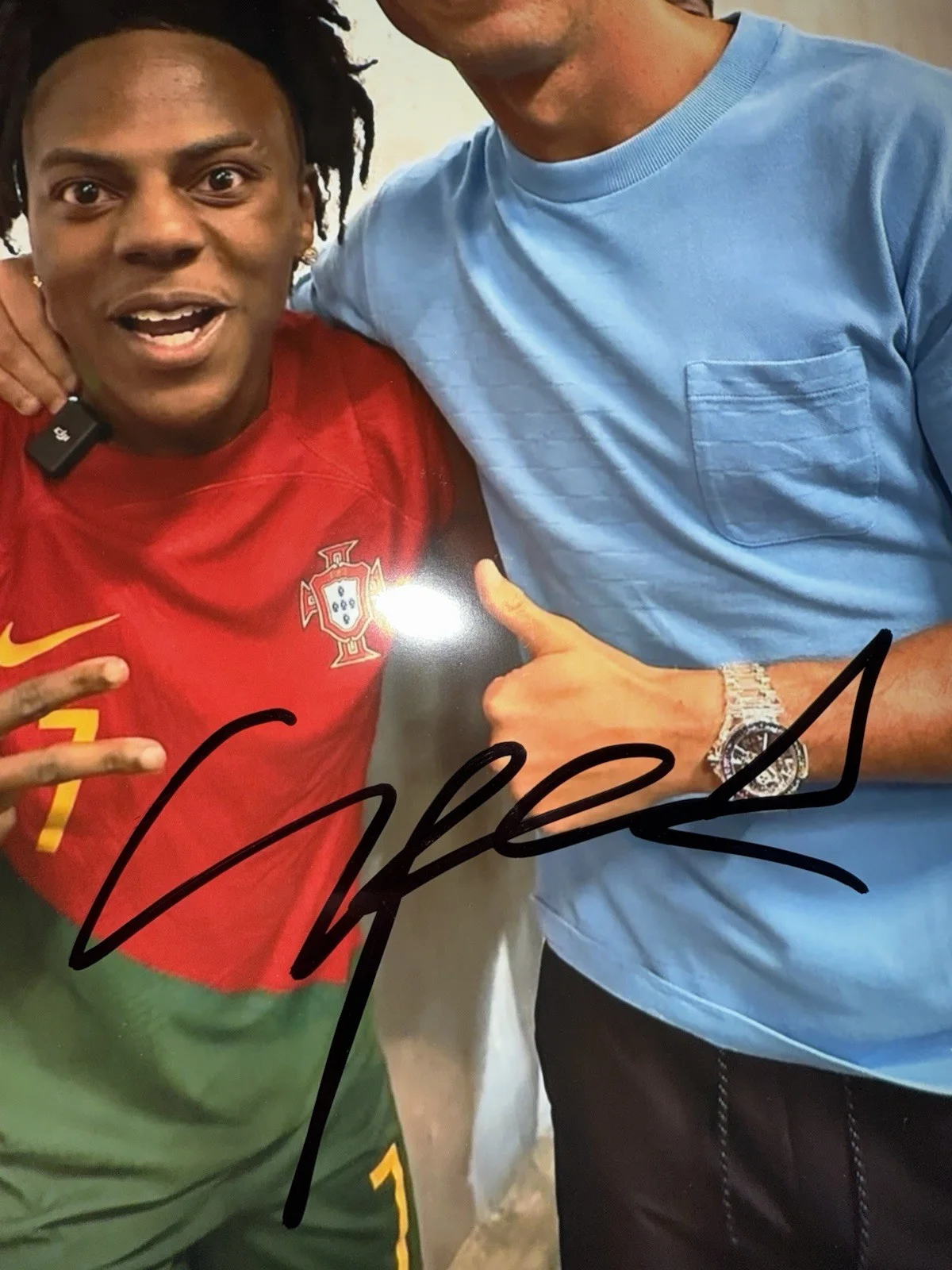 IShowSpeed — ISHOWSPEED SIGNED AUTOGRAPHED 8X10 PHOTO PICTURE YOUTUBER SPEED JSA COA RONALDO, изображение 4