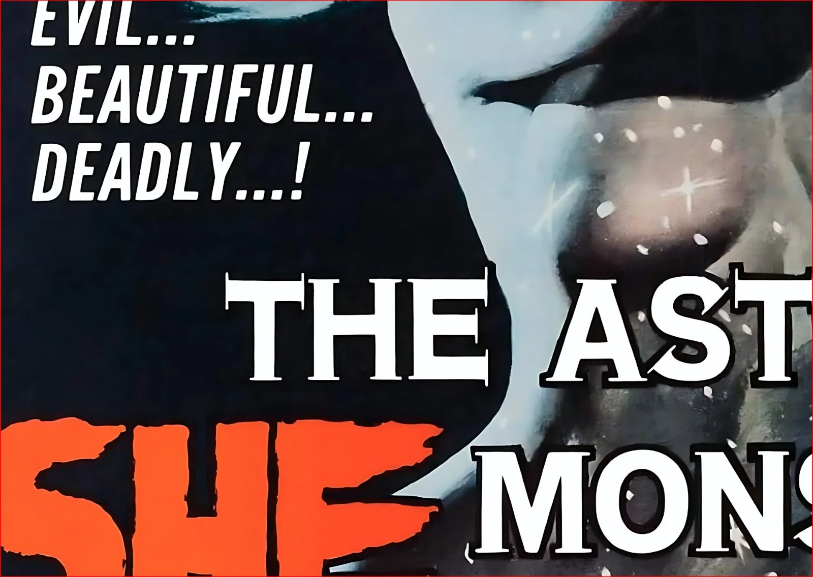 The Astounding She Monster 1958 Sci-Fi Film Restored 27.2" x 41" US One Sheet, image 3