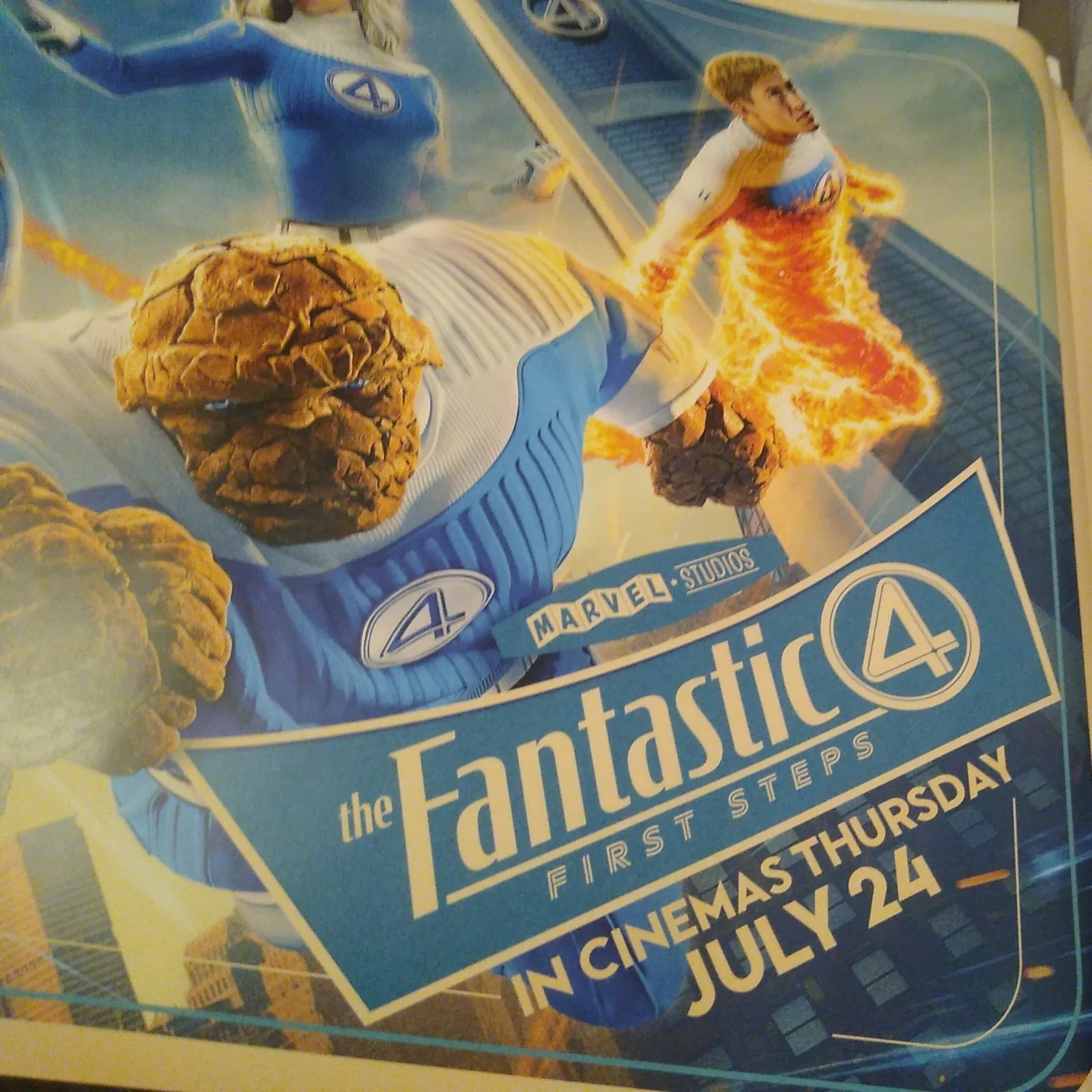 Fantastic 4 Cinema Quad Poster Double Sided, image 2