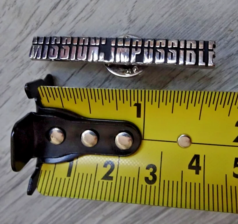 Mission Impossible Promo Pin Badge Tom Cruise Vintage 1996, изображение 4