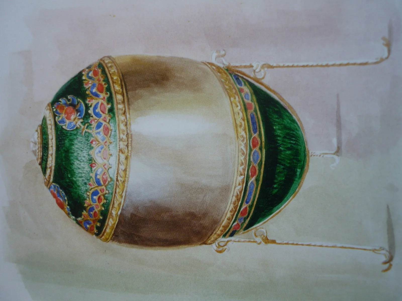 14x11 framed 007 james bond octopussy faberge egg 4 designs artwork from film, изображение 4