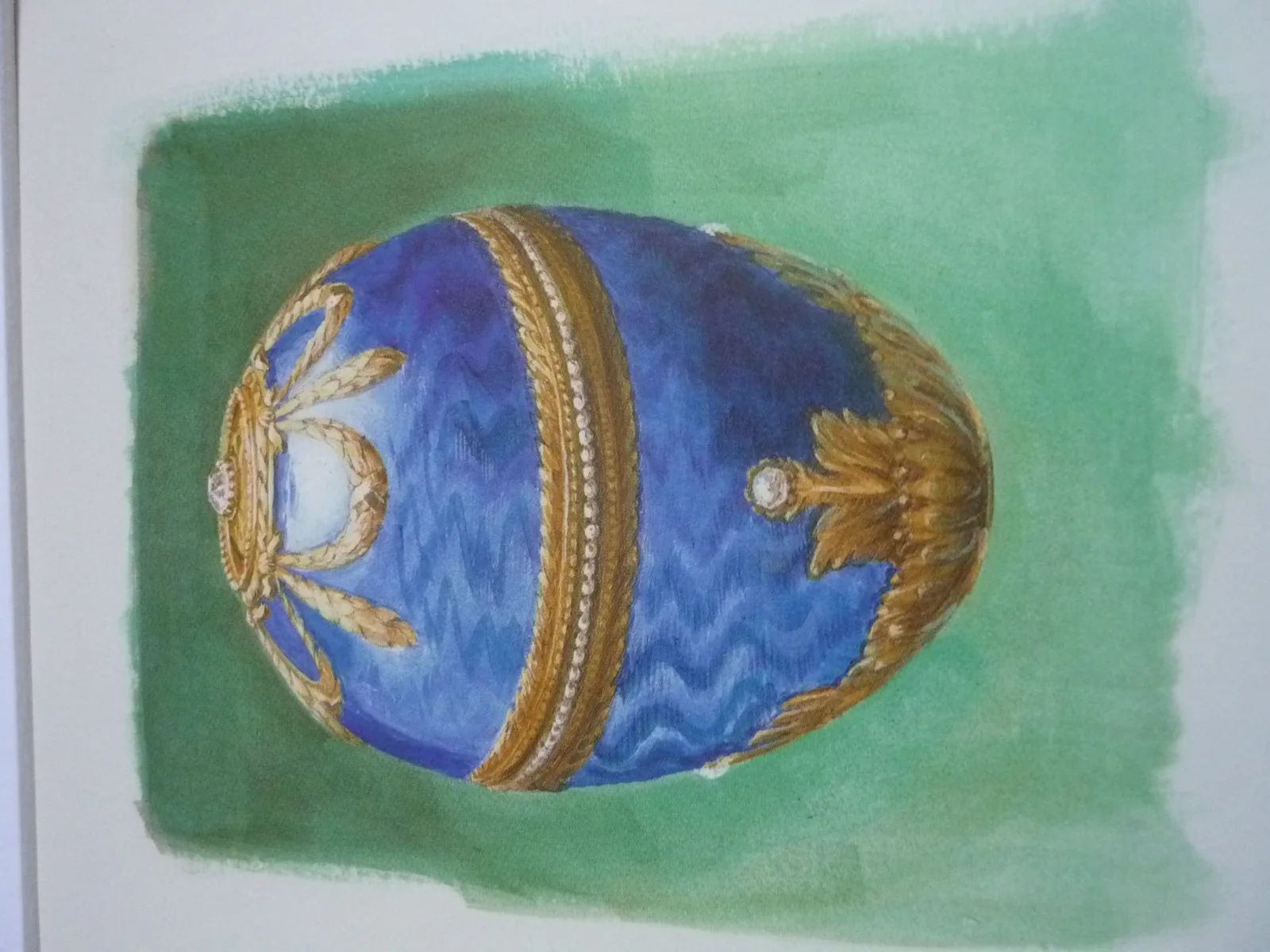 14x11 mounted 007 james bond octopussy faberge egg 4 designs artwork from film, изображение 5