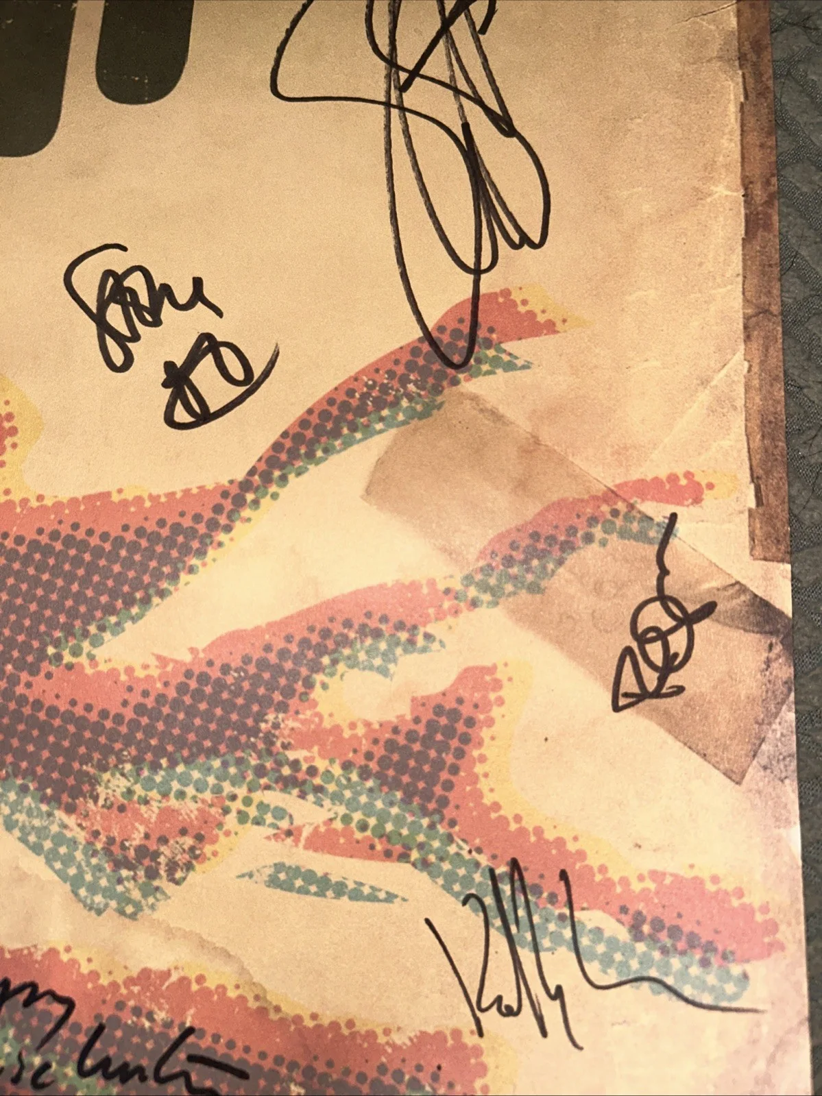 Brad- Best Friends Poster Autographed By Stone Gossard Regan Hagar Shawn Smith, image 3