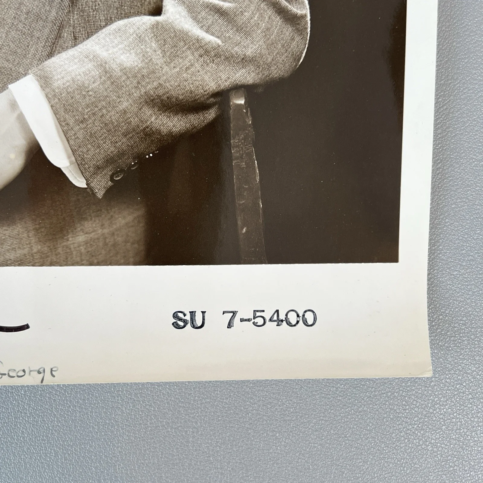 Earl George — Vtg Earl George Signed 8x10 Headshot Photo Actor Radio Riverdale NY 1940s-50s, изображение 4
