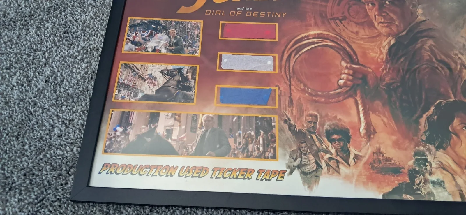 Indiana Jones & the Dial of Destiny -Production Used Ticker Tape Prop-A3 Display, изображение 3