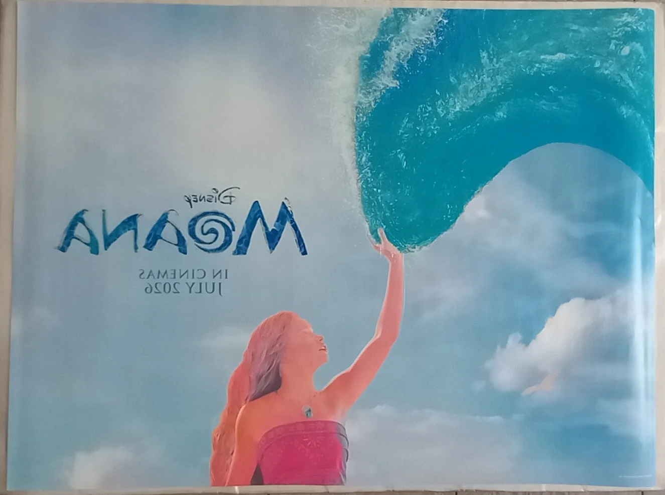Moana (2026) Original D/S UK Quad Cinema Poster, Keanu Reeves, Tom Hanks, изображение 2