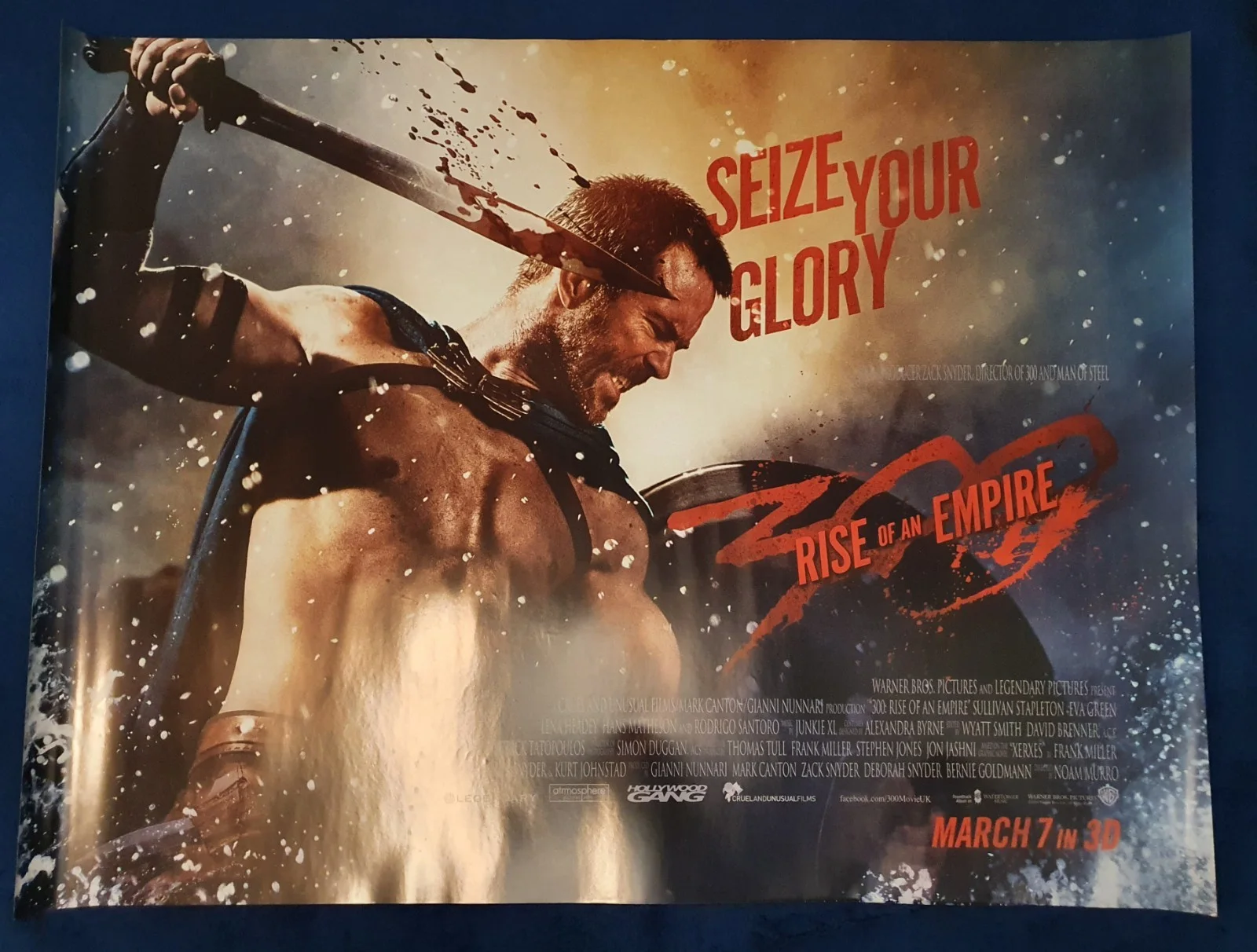 300: Rise of an Empire Original UK Quad Poster, изображение 2
