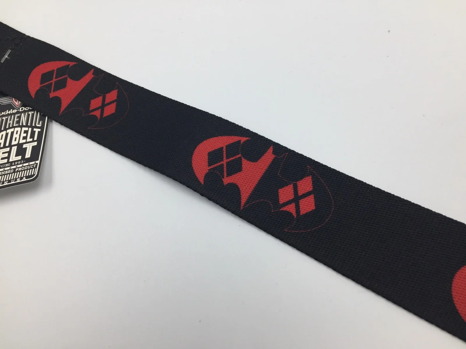 Batman / Harley Quinn “Seatbelt Style” Belt • Officially Licensed • New, image 2