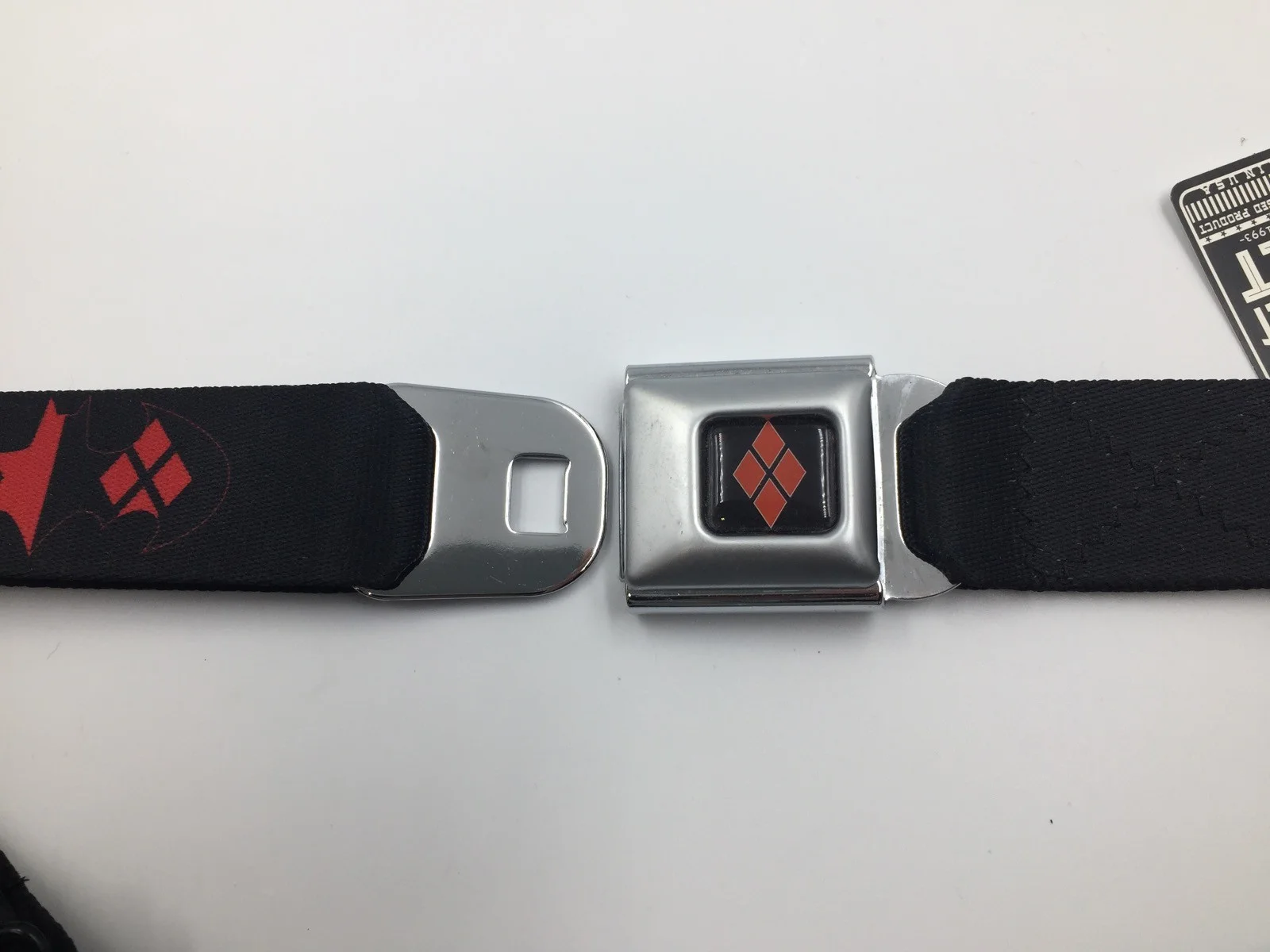 Batman / Harley Quinn “Seatbelt Style” Belt • Officially Licensed • New, image 3