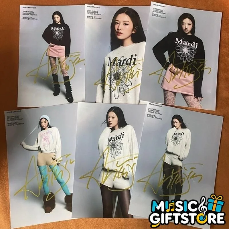 IVE An YuJin Autographed Signed Photo Autographs K-POP Collectibles 2024X #MUGS, изображение 2