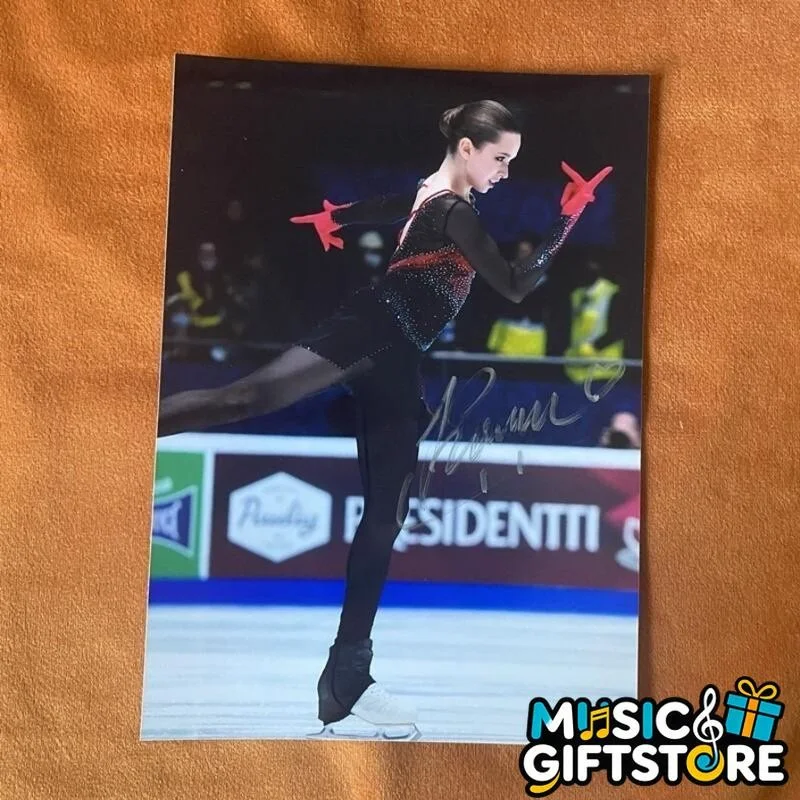 Kamila Valieva Autographed Signed Photo Autographs Figure Skating Rare 2024A #MU, изображение 3