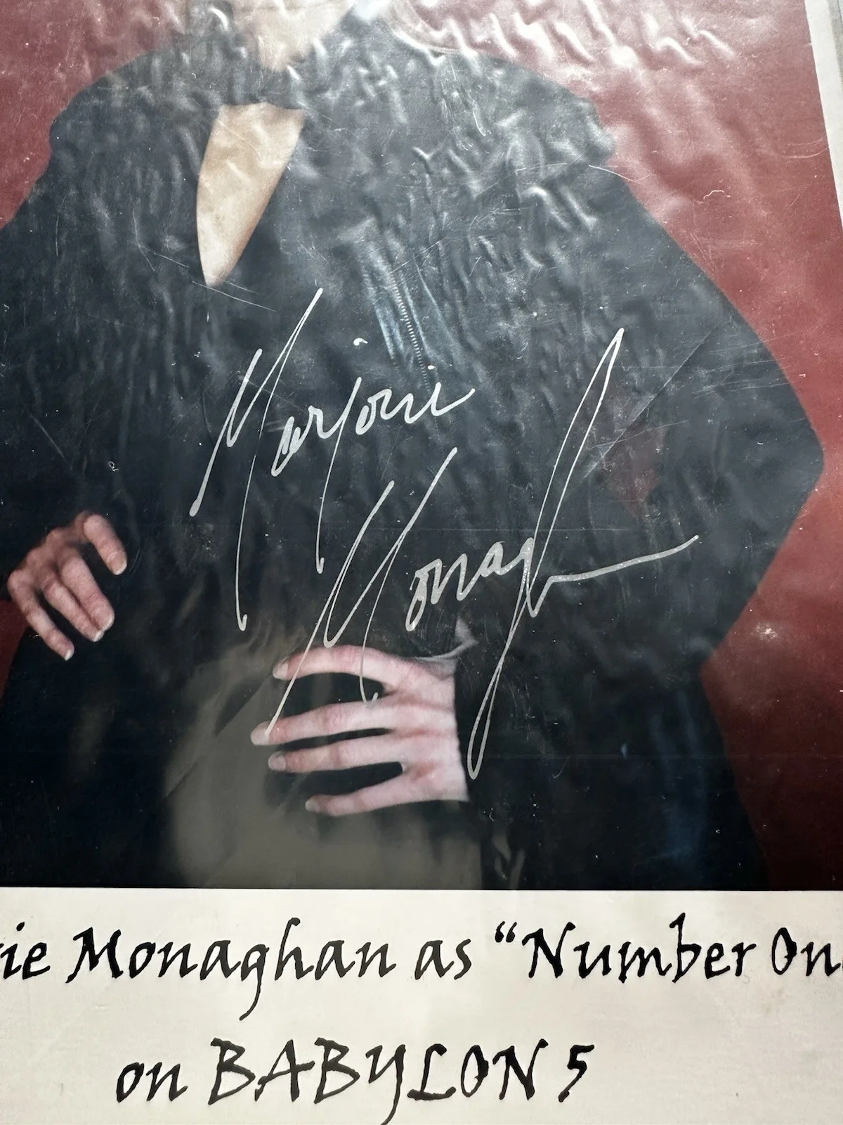Autographed Photo of Actress Marjorie Monaghan As“ Number One” From Babylon 5, image 3