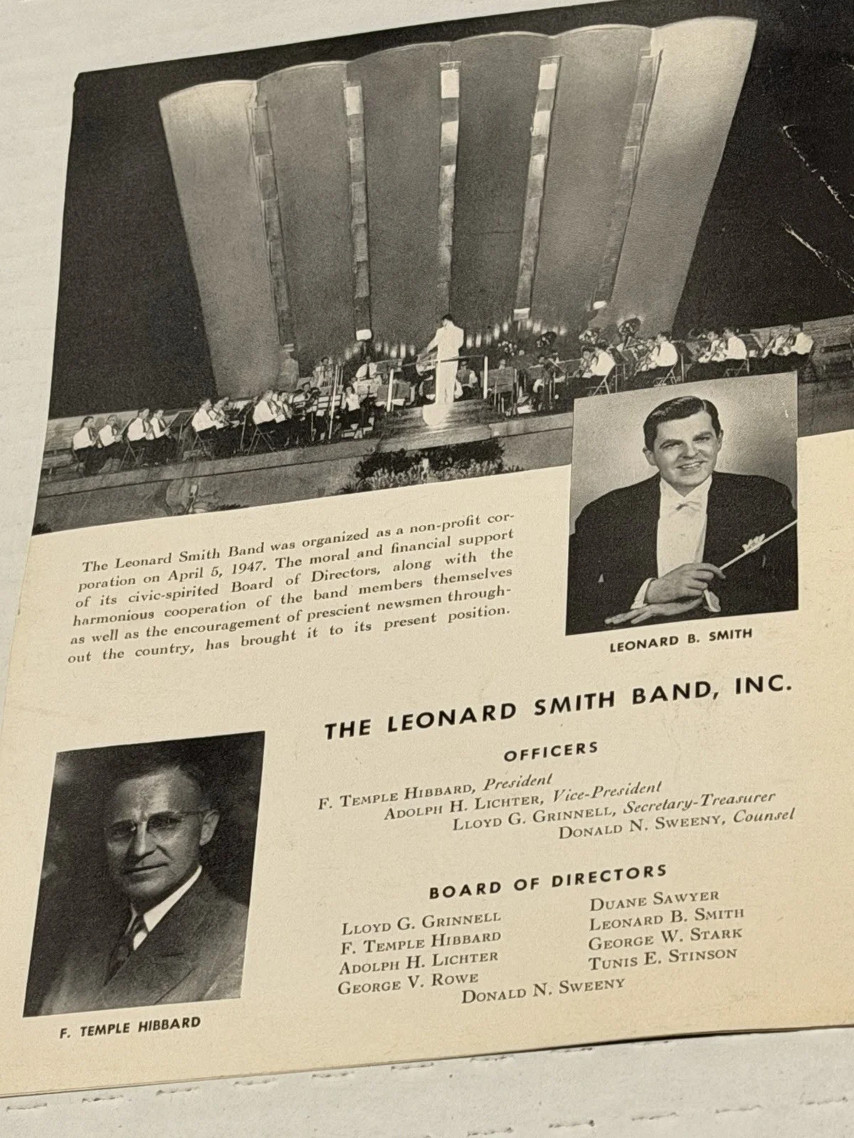 Edwin Franko Goldman American Composer & Conductor Signed Program Detroit 250th, image 4