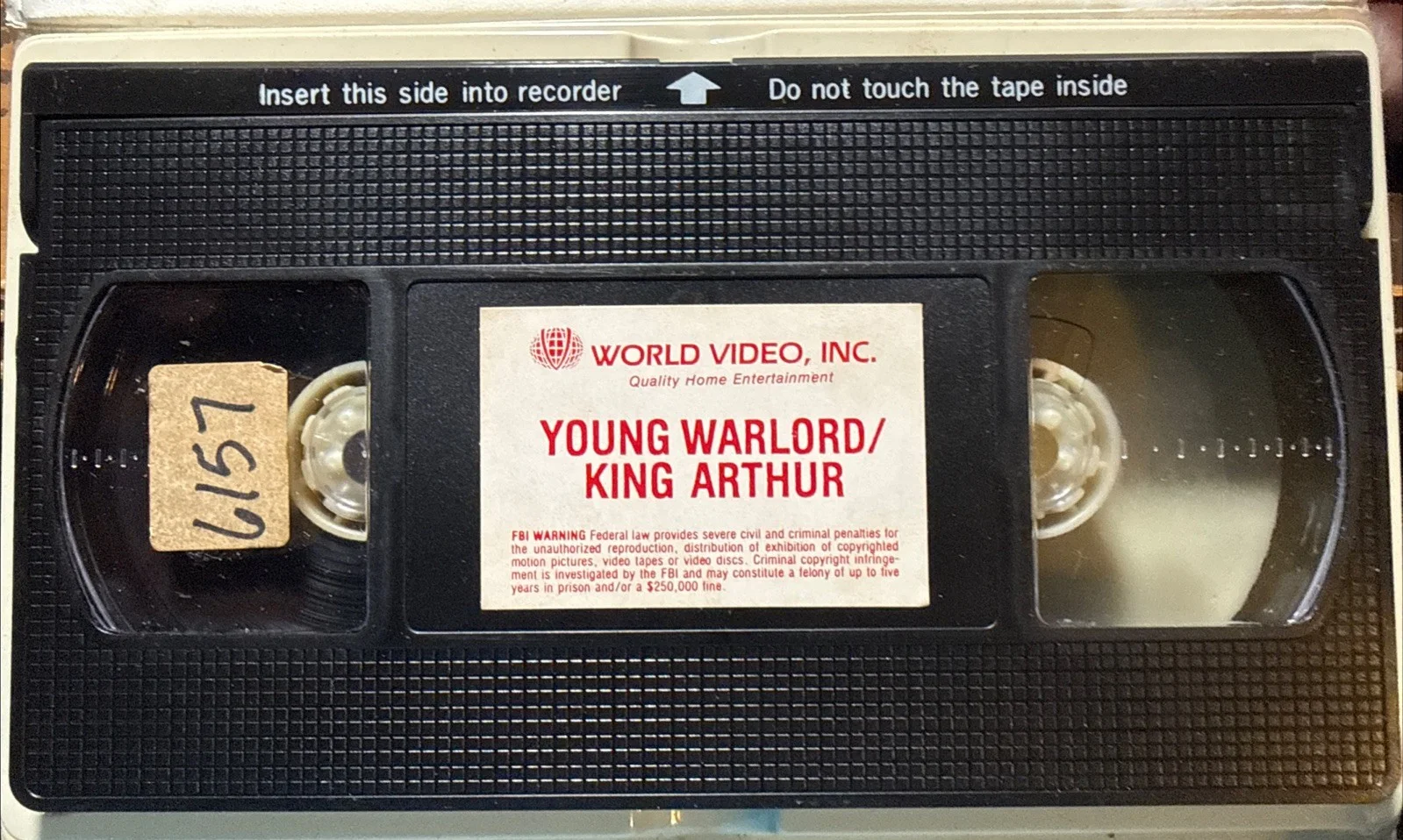 The Young Warlord King Arthur Story VHS Collectable Video Movie Olivier Tobias, изображение 3