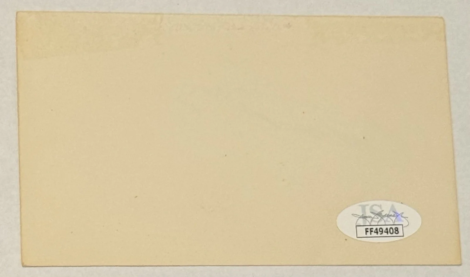 Roger Daltrey Signed Index Card JSA Authentic Autograph The Who, image 3
