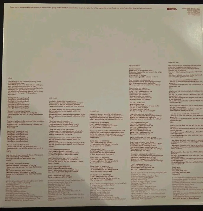 Sombr I Barely Knew Her Signed Vinyl PROOF, image 5