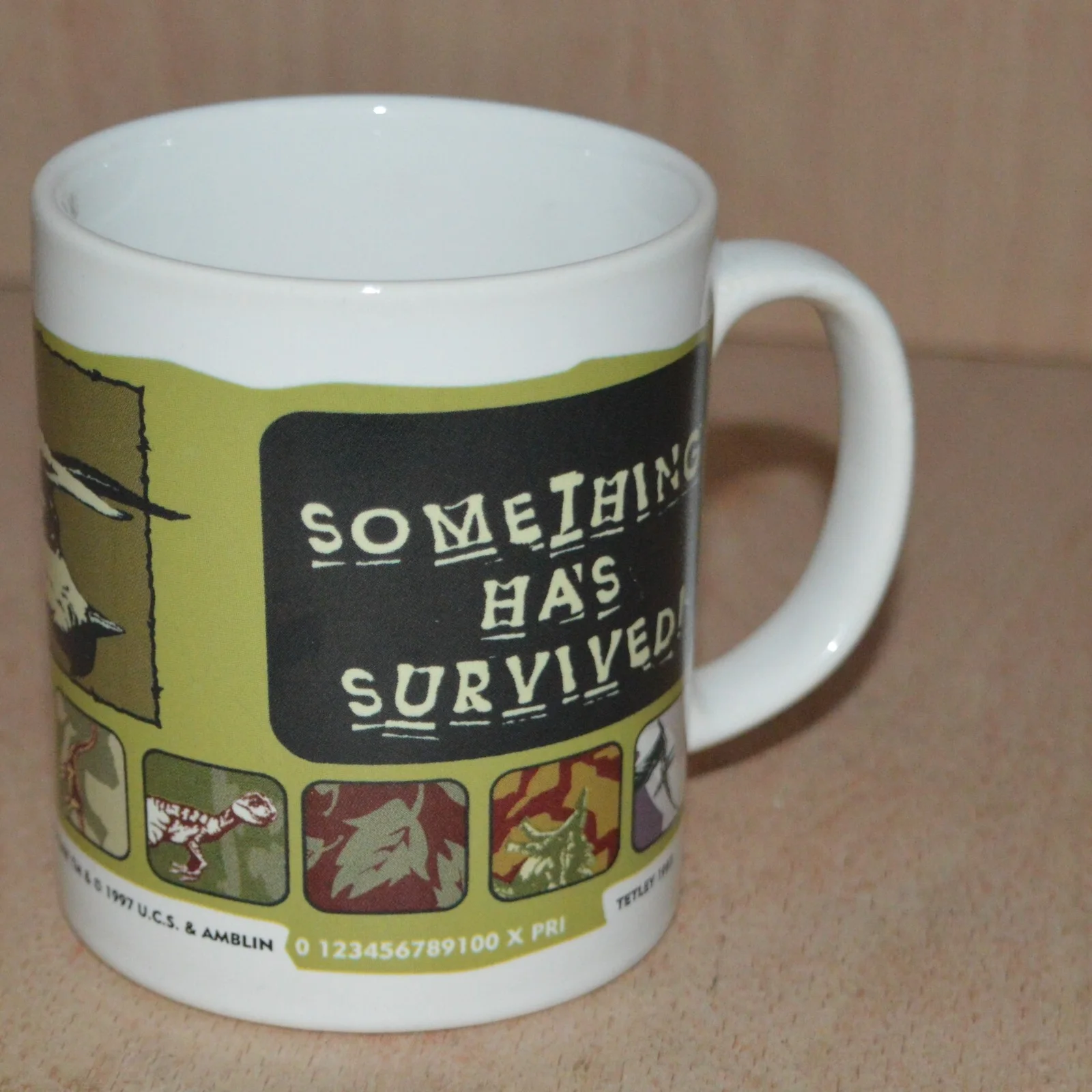 Tetley Jurassic Park Mug The Lost World Vintage Coffee Tea Cup 1997 Vintage, изображение 2