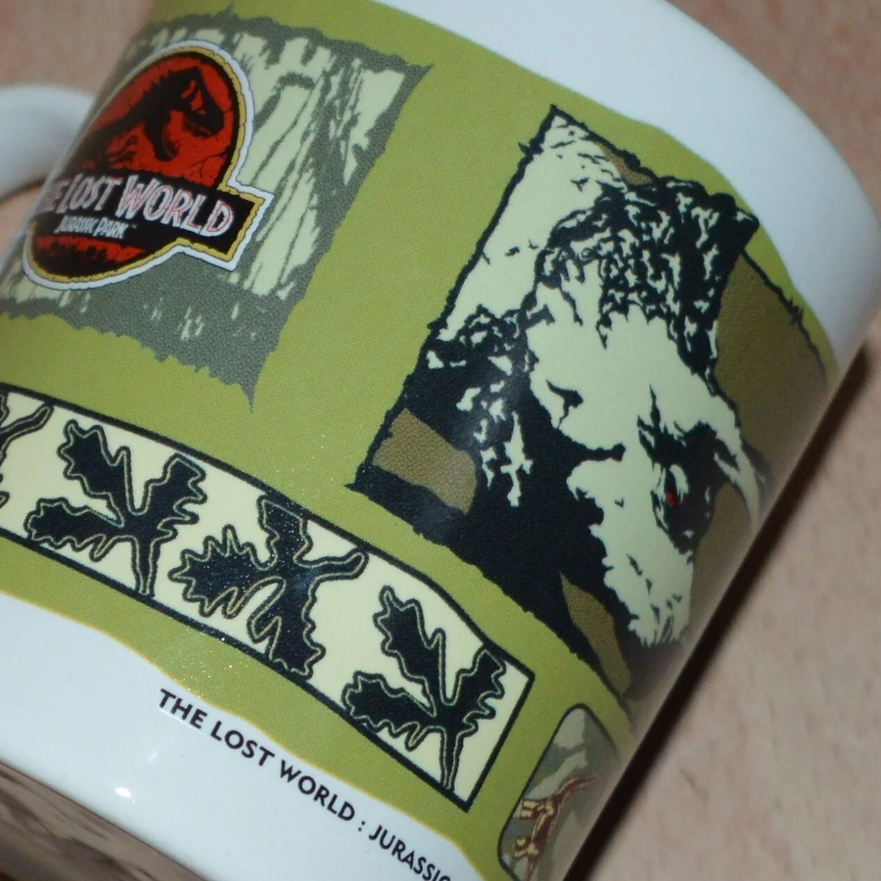 Tetley Jurassic Park Mug The Lost World Vintage Coffee Tea Cup 1997 Vintage, изображение 3