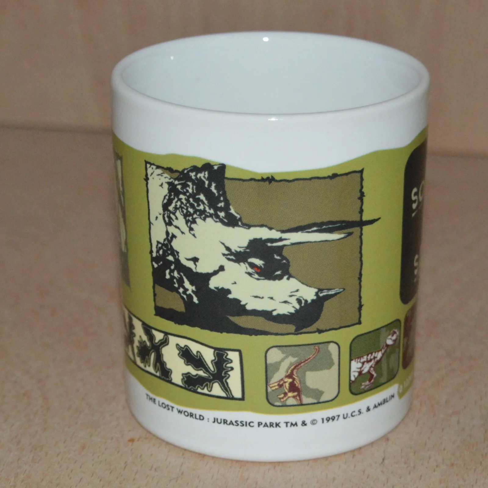 Tetley Jurassic Park Mug The Lost World Vintage Coffee Tea Cup 1997 Vintage, изображение 4