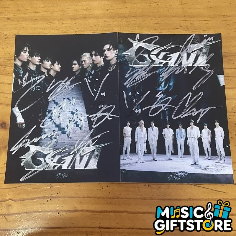 Stray Kids SKZ Group Photo GIANT Autographed Signed K-POP Collection 2024 #MUGS, image 2