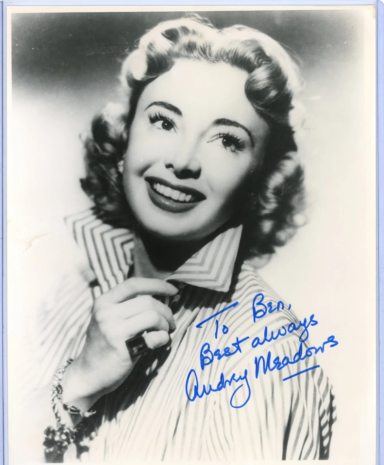 Jackie Gleason Audrey Meadows Art Carney Signed 10x8 Photo Honeymooners TV Show, изображение 2