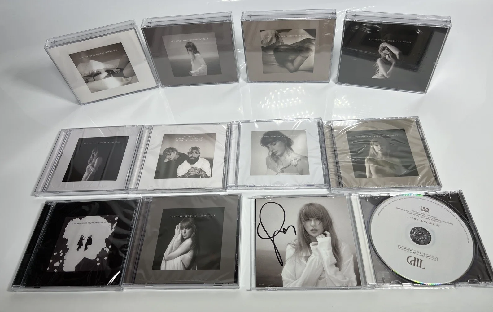 Taylor Swift The Tortured Poets Department CD Lot Of 11 - Signed Deluxe Acoustic, изображение 3