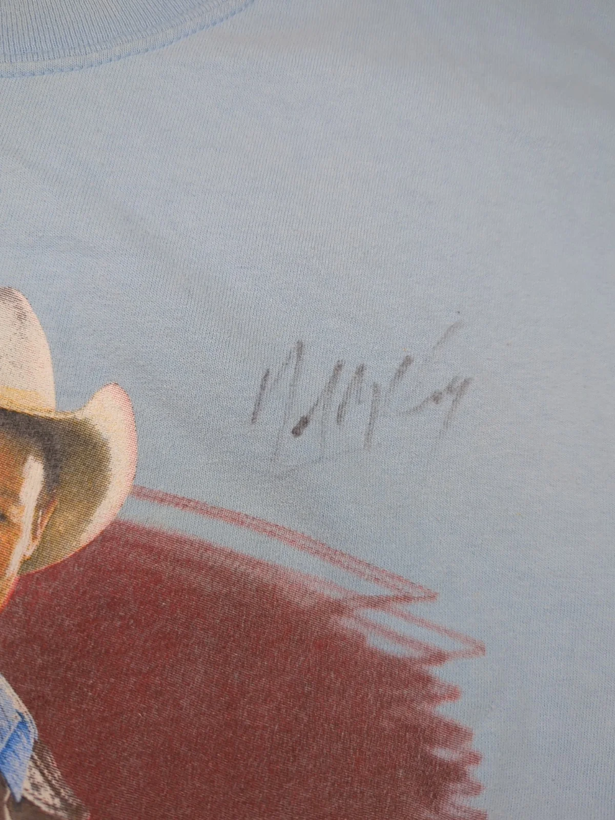 Vintage Neal McCoy Autographed Concert Graphic T-shirt Mens Large Country Life, изображение 4