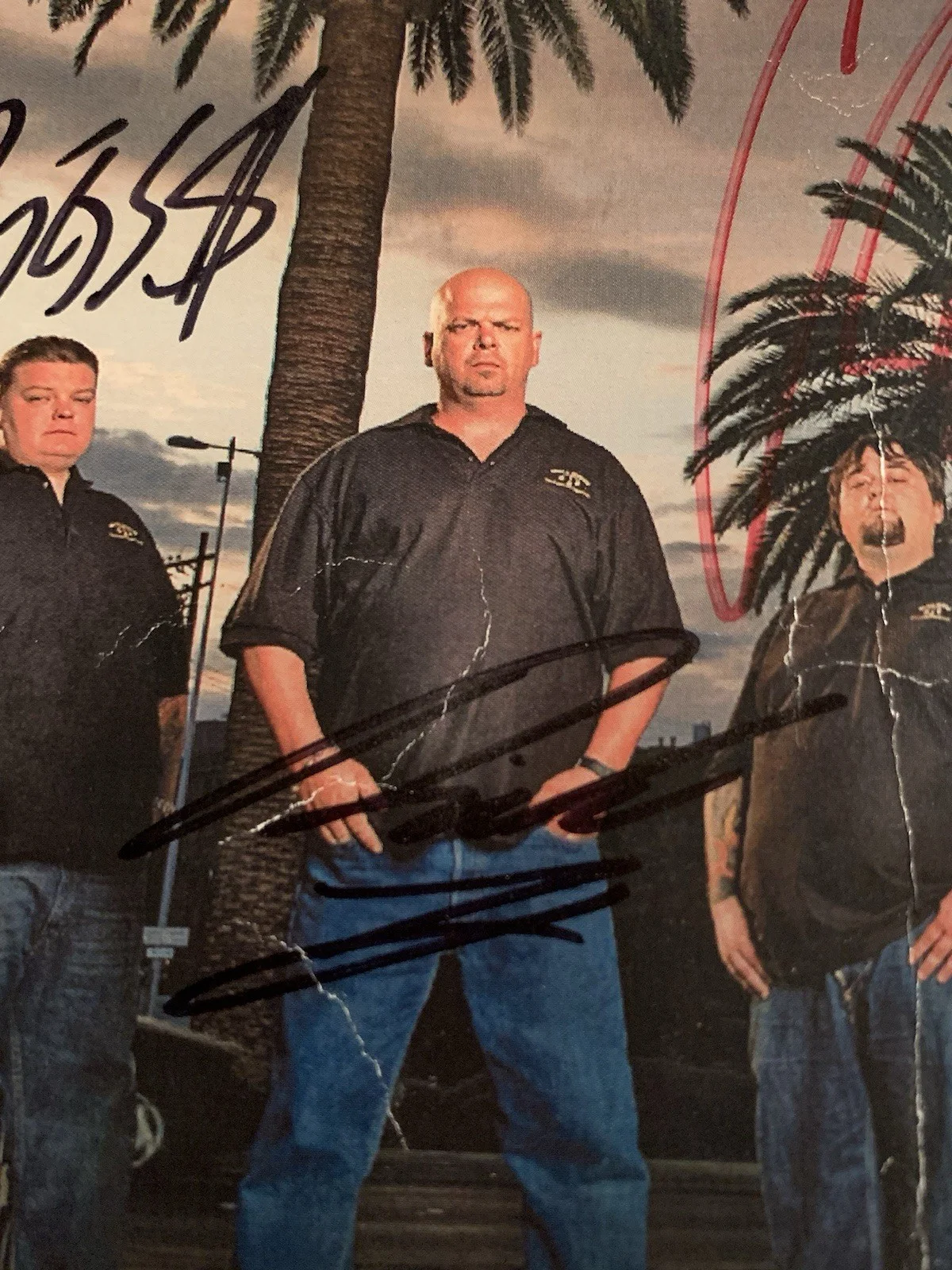 SIGNED Pawn Stars 8x10 Photo Rick Richard Old Man Corey Harrison Chumlee RARE, изображение 3