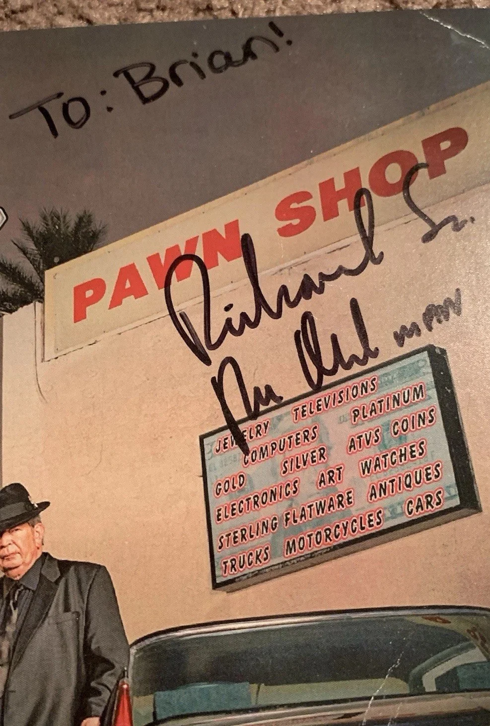 SIGNED Pawn Stars 8x10 Photo Rick Richard Old Man Corey Harrison Chumlee RARE, изображение 5