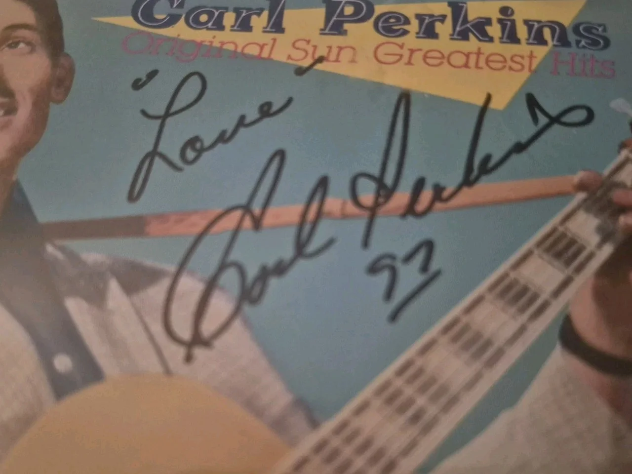 Carl Perkins Signed Autographed Cd Greatest Hits, image 2
