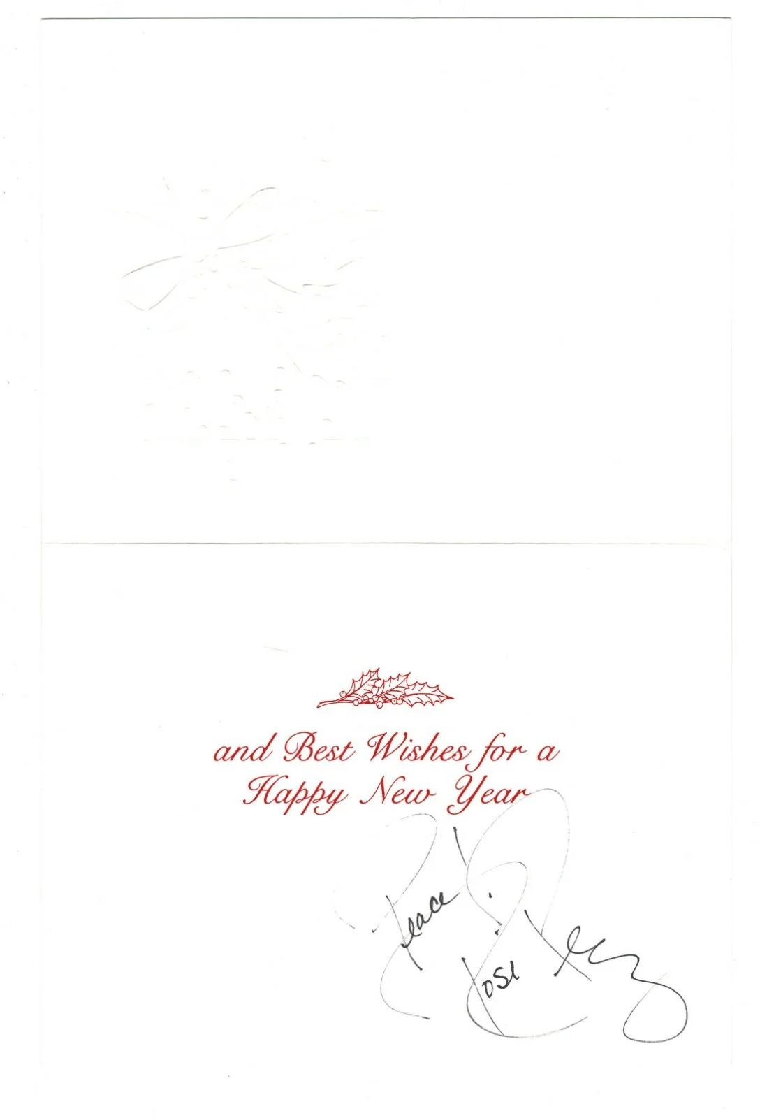 Rosie Perez — Rosie Perez Do The Right Thing Autographed Signed Greeting Card AMCo COA 14881