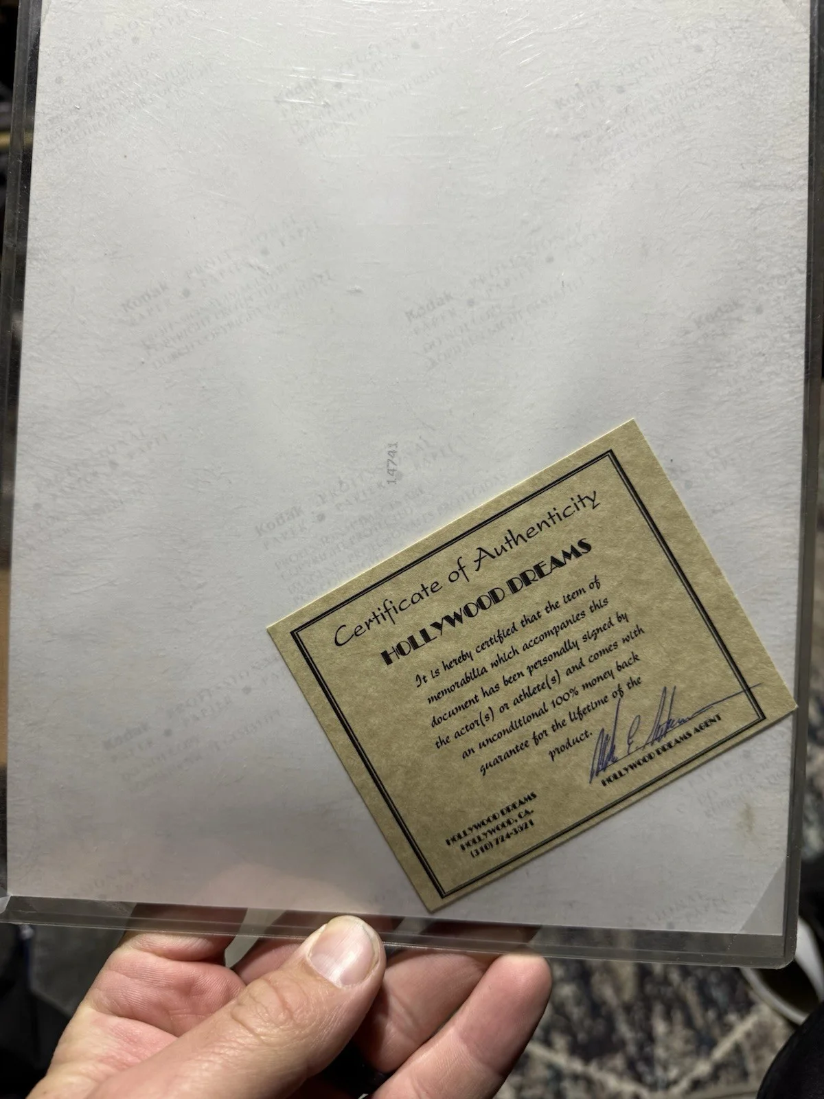 Tom Cruise and Brad Pitt Certified Autograph Photo Interview with the Vampire, изображение 2