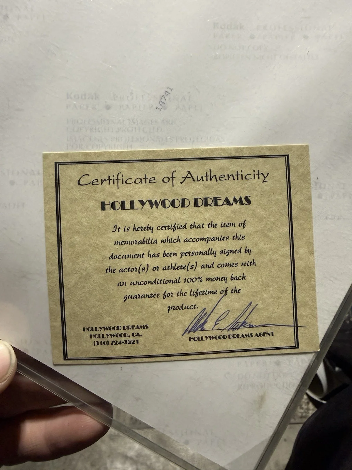 Tom Cruise and Brad Pitt Certified Autograph Photo Interview with the Vampire, изображение 3