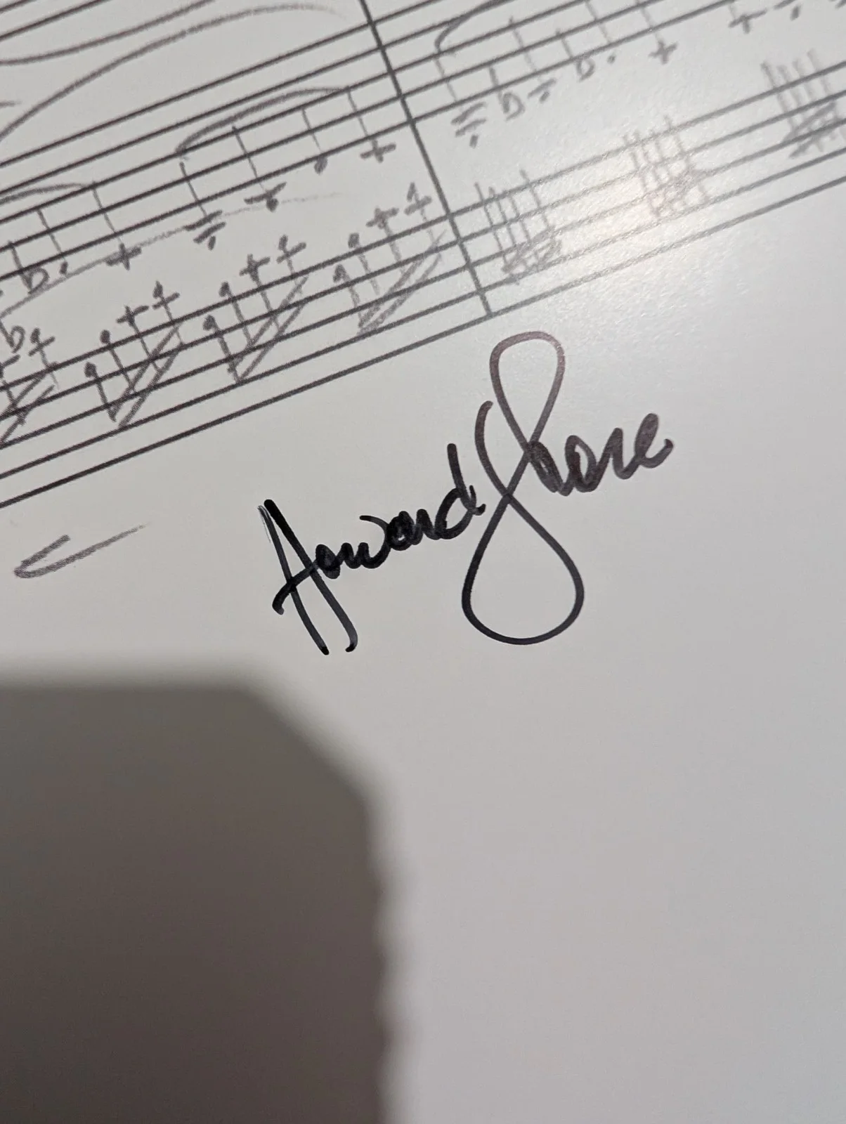 SIGNED HOWARD SHORE ANTHOLOGY VINYL THE LORD OF THE RINGS COMPOSER SHEET MUSIC, изображение 5